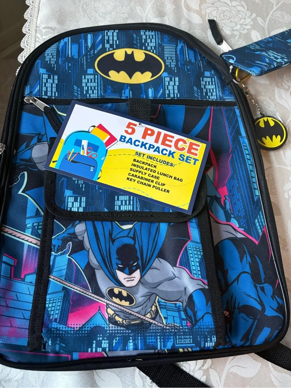 Batman 16x 12 x 4 New created for Macy 5 piece set NWT